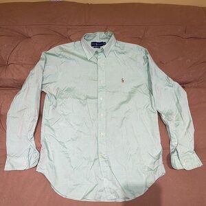 Polo by Ralph Lauren Men's Light Green Shirt